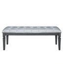 Allura Bed Bench in Gray 1916GY-FBH