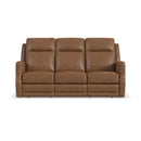 Maxwell Latitudes Power Reclining Sofa with Power Headrests and Lumbar - 5000008747
