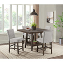 Seneca Square Counter Table with Lazy Susan