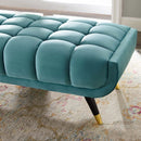Adept 60" Performance Velvet Bench