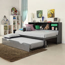 Twin Bed w/Trundle (Twin) & Storage