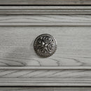 Glenmore 3-Drawer Nightstand with USB in Aged Grey
