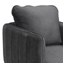 Rae Chair in Lavish 152 Grey Velvet