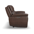 Beau Latitudes Power Reclining Loveseat with Console & Power Headrests - 5000005984 - Michael's Discount Furniture