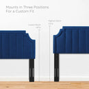 Alyona Channel Tufted Performance Velvet Full/Queen Headboard