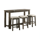 Stone Occasional Bar Table Single Pack (Table + Three Stools)