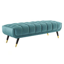 Adept 60" Performance Velvet Bench