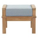 Marina Outdoor Patio Teak Ottoman