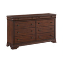 Phillipe 8-Drawer Dresser in Cherry