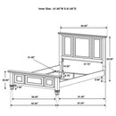 Sandy Beach Panel Bed - Michael's Discount Furniture