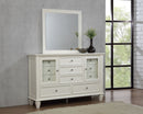 Sandy Beach Dresser with Mirror - Michael's Discount Furniture