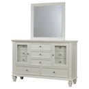 Sandy Beach Dresser with Mirror - Michael's Discount Furniture
