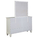 Sandy Beach Dresser with Mirror - Michael's Discount Furniture