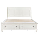 Sandy Beach Panel Platform Storage Bed - Michael's Discount Furniture