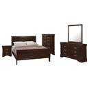 Louis Philippe Bedroom Set - Michael's Discount Furniture