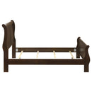 Louis Philippe Sleigh Panel Bed - Michael's Discount Furniture