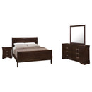 Louis Philippe Bedroom Set - Michael's Discount Furniture