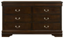 Louis Philippe Bedroom Set - Michael's Discount Furniture