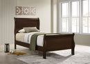 Louis Philippe Sleigh Panel Bed - Michael's Discount Furniture