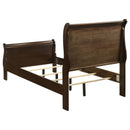 Louis Philippe Sleigh Panel Bed - Michael's Discount Furniture