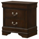 Louis Philippe Nightstand - Michael's Discount Furniture