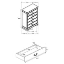 Louis Philippe Chest of Drawers - Michael's Discount Furniture