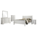 Louis Philippe Bedroom Set - Michael's Discount Furniture