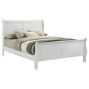 Louis Philippe Sleigh Panel Bed - Michael's Discount Furniture