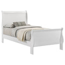 Louis Philippe Sleigh Panel Bed - Michael's Discount Furniture