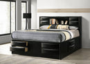 Briana Bookcase Platform Storage Bed - Michael's Discount Furniture