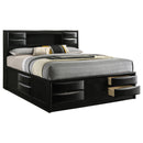 Briana Bookcase Platform Storage Bed - Michael's Discount Furniture