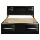 Briana Bookcase Platform Storage Bed - Michael's Discount Furniture