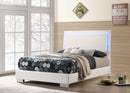 Felicity Panel Bed with LED Lighting - Michael's Discount Furniture