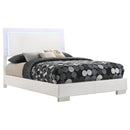 Felicity Panel Bed with LED Lighting - Michael's Discount Furniture