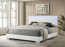 Felicity Panel Bed with LED Lighting - Michael's Discount Furniture