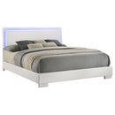 Felicity Panel Bed with LED Lighting - Michael's Discount Furniture