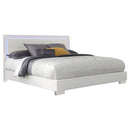 Felicity Panel Bed with LED Lighting - Michael's Discount Furniture