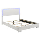 Felicity Panel Bed with LED Lighting - Michael's Discount Furniture