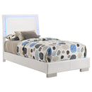 Felicity Panel Bed with LED Lighting - Michael's Discount Furniture