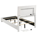 Felicity Panel Bed with LED Lighting - Michael's Discount Furniture