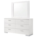 Felicity Dresser with Mirror - Michael's Discount Furniture