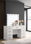 Felicity Makeup Vanity Table with LED Mirror - Michael's Discount Furniture