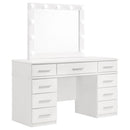 Felicity Makeup Vanity Table with LED Mirror - Michael's Discount Furniture