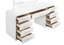 Felicity Makeup Vanity Table with LED Mirror - Michael's Discount Furniture