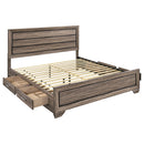 Kauffman Panel Platform Storage Bed - Michael's Discount Furniture