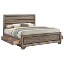 Kauffman Panel Platform Storage Bed - Michael's Discount Furniture