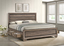 Kauffman Panel Platform Storage Bed - Michael's Discount Furniture