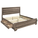 Kauffman Panel Platform Storage Bed - Michael's Discount Furniture