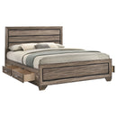 Kauffman Panel Platform Storage Bed - Michael's Discount Furniture