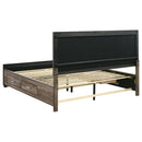 Kauffman Panel Platform Storage Bed - Michael's Discount Furniture